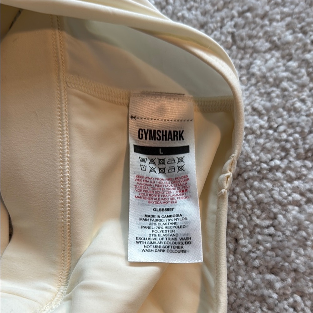 Gymshark x Whitney Simmons V3 Collection Unbleached Mesh Sports Bra - Picture 4 of 4